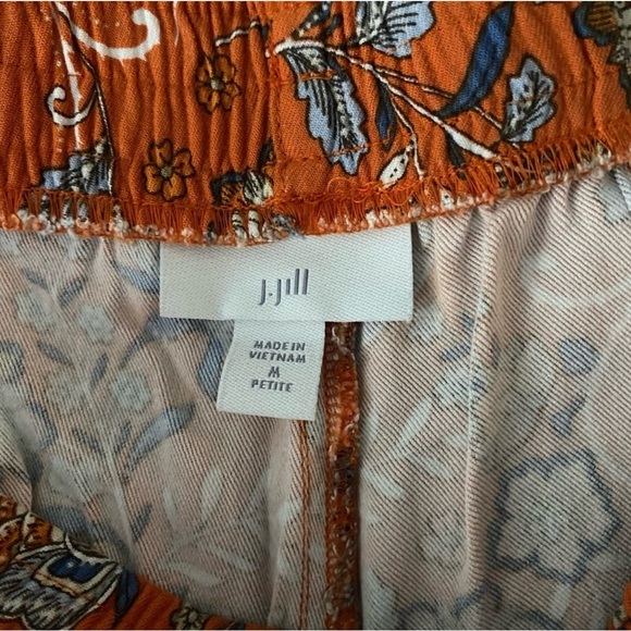 J.Jill Floral Shorts Size Medium Petite - Picture 5 of 9
